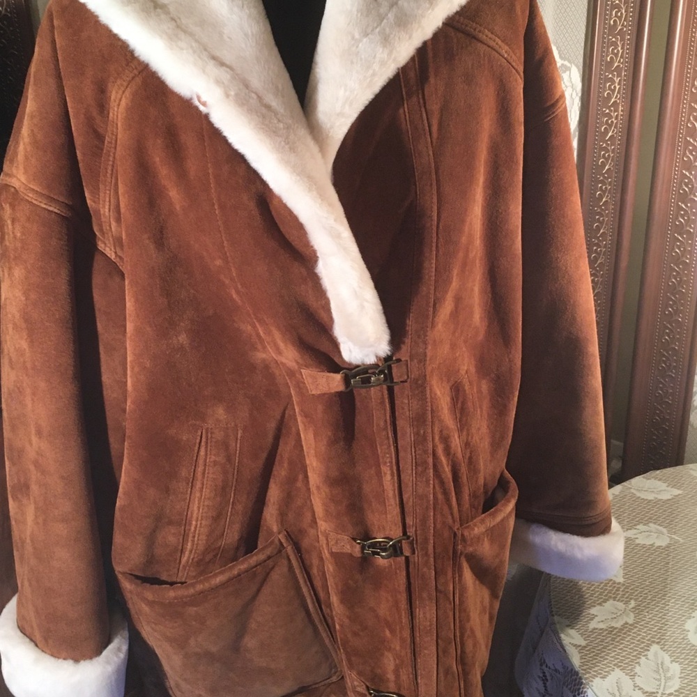 NWOT Leather Coat